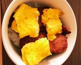 スパムおにぎり風丼作り方3写真