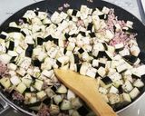なすとピーマンの肉味噌作り方4写真