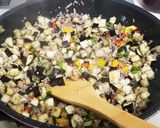 なすとピーマンの肉味噌作り方5写真
