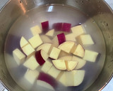 ご飯が進む！ハムとさつまいもで秋の佃煮作り方1写真