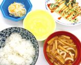 【病院】ほうれんそうオムレツ【給食】作り方6写真