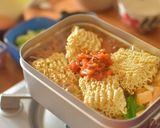 野菜たっぷりプデチゲ☆キャンプやお昼に♪作り方6写真