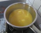 コーンとたまごのスープ / 七尾市給食作り方4写真