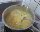 コーンとたまごのスープ / 七尾市給食作り方7写真