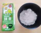 材料２つ!片栗粉で抹茶豆乳くず餅♪作り方1写真