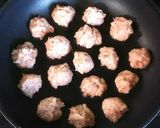 肉団子と白菜・にんじん・糸こんの煮物作り方2写真