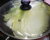 鶏ガラの素で簡単! 生姜風味のロール白菜作り方1写真