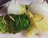 鶏ガラの素で簡単! 生姜風味のロール白菜作り方5写真