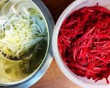 新生姜入り生ビーツラペのマリネ作り方4写真