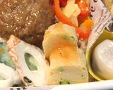 ハンバーグで月見弁当 詰め方作り方6写真