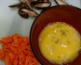 しいたけの人参の卵スープ作り方1写真