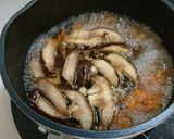 しいたけの人参の卵スープ作り方3写真