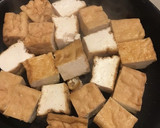 簡単　厚揚げのピリ辛　ねぎソースあんかけ作り方3写真