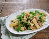 ピーマンと長芋の豚肉オイスター炒め作り方6写真
