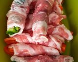 豚肉の野菜巻き作り方2写真