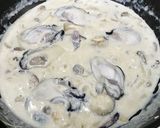 チーズたっぷり♪「キノコ牡蠣グラタン」作り方3写真