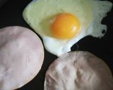 目玉焼きサンド作り方2写真