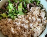 牛肉と青梗菜の炒飯作り方4写真