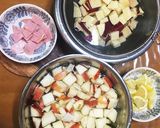 ハムと秋の食材たっぷりレモン煮作り方1写真