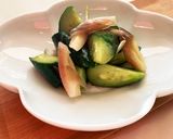 お手軽小鉢！胡瓜と茗荷の浅漬け作り方5写真