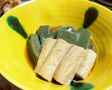 よもぎ麩と巻ゆばの煮物作り方3写真