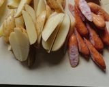 簡単 新じゃがのレンちんホットサラダ作り方1写真