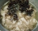 黒きくらげと豚肉のスープ作り方5写真