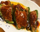 定番おかず☆ピーマンの肉づめ作り方7写真