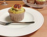 抹茶と小豆のふわふわマフィン作り方7写真