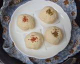 フライパンで蒸して簡単お饅頭♪作り方4写真