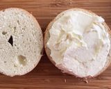 ベリーとクリームチーズのベーグルサンド作り方3写真