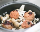 梅ときのこの炊き込みご飯作り方5写真