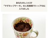 レンジで2分☆簡単マグカップチョコケーキ作り方3写真