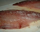 甘酢で〆た☆サバの炙り作り方1写真