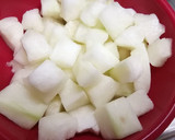 夕顔と豚の胡麻ダレ煮 (冬瓜でもＯＫ)作り方1写真