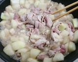 夕顔と豚の胡麻ダレ煮 (冬瓜でもＯＫ)作り方5写真