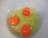 ネギ入り玉子焼き作り方1写真