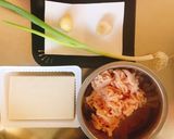麻婆豆腐(コチュジャンで!)作り方1写真