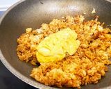 誰でも簡単♪豚キムチャーハン♪作り方7写真
