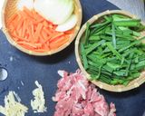 時短簡単千切り野菜と豚肉の超簡単炒め物作り方1写真