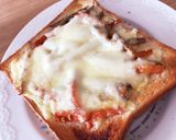 簡単＊きんぴらごぼうチーズトースト作り方4写真
