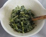 【簡単】たこ焼き粉でほうれん草チヂミ作り方3写真