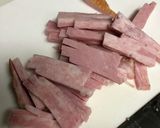 れんこんとベーコンのきんぴら作り方3写真