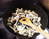 きのこと柚子胡椒の和風パスタ作り方3写真