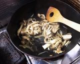 きのこと柚子胡椒の和風パスタ作り方4写真