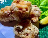 野菜床に漬けた鶏肉でグリルチキンと唐揚げ作り方6写真