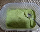 ★糖質オフ!美味しい*抹茶ミルク餅*№1作り方3写真