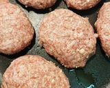 たっぷりえのき茸トマトのせハンバーグ作り方3写真