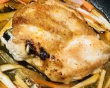 鶏肉のチーズサンドステーキ●キムチソース作り方3写真