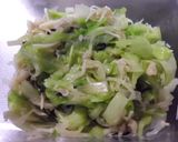 えのきだけとキャベツのレンジ蒸し作り方7写真